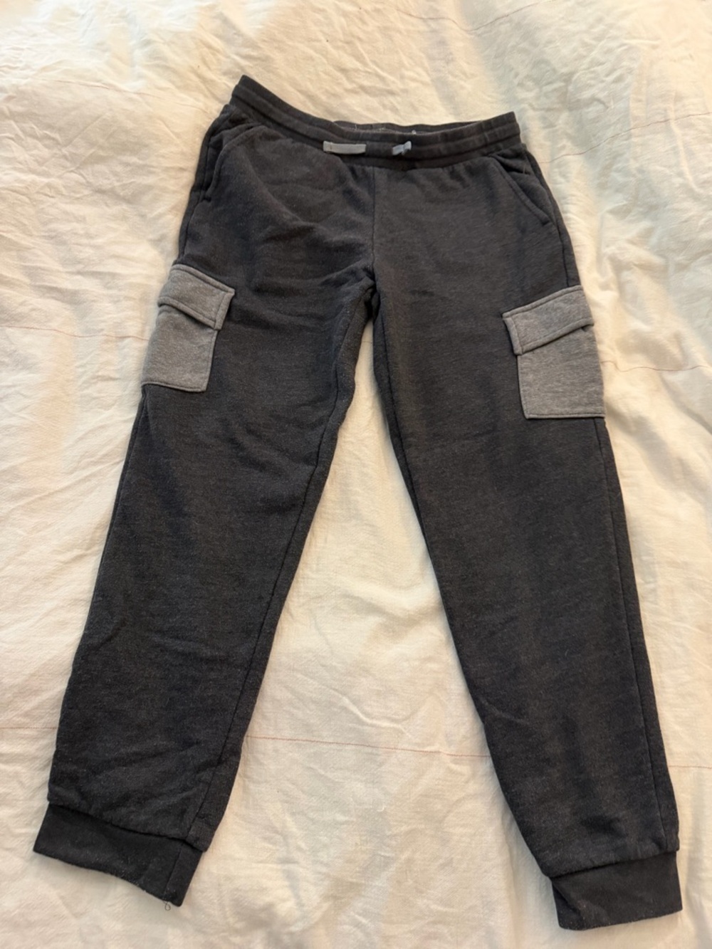 Tek Gear boys cargo sweatpants - size large husky